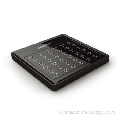 36-port USB2.0 Hub with Power Adapter, Supports Plug-and-play Function